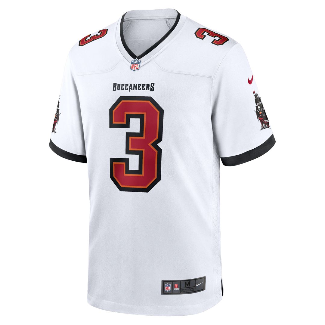 Men's Tampa Bay Buccaneers Rueben Bain Jr. Nike White Game Jersey