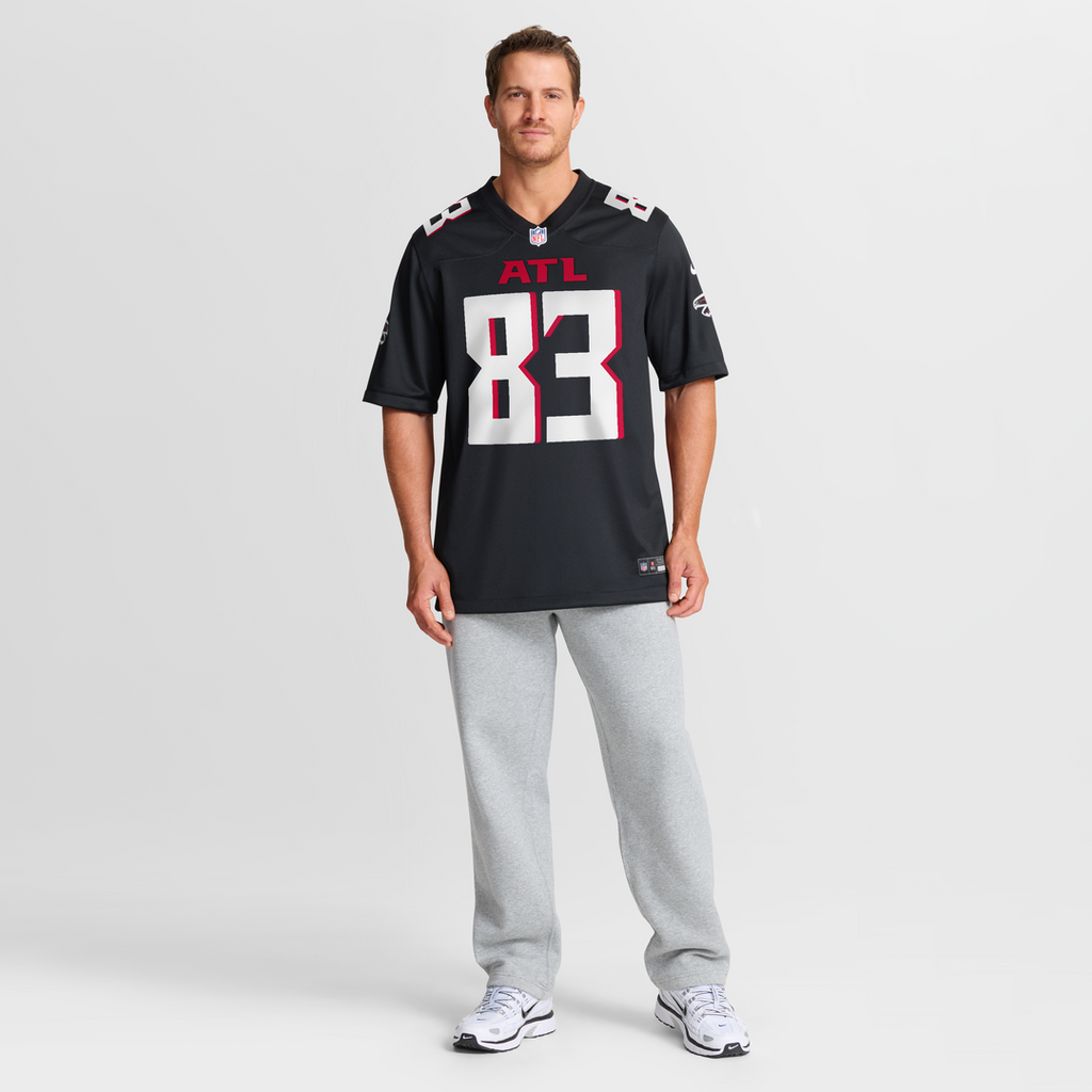 Men's Atlanta Falcons Deven Thompkins Nike  Black Team Game Jersey