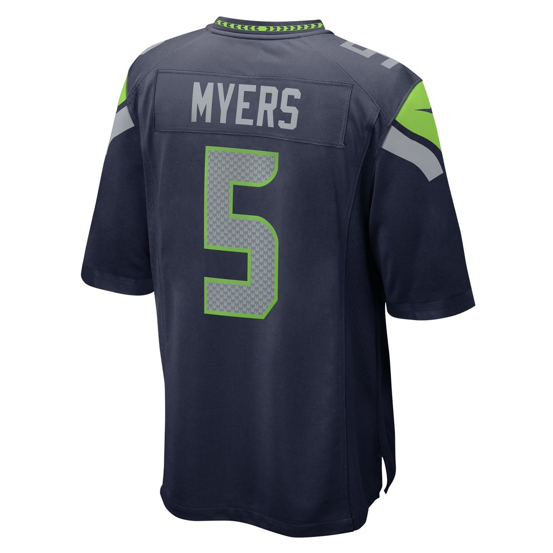 Men's Seattle Seahawks Jason Myers Nike  College Navy  Game Jersey