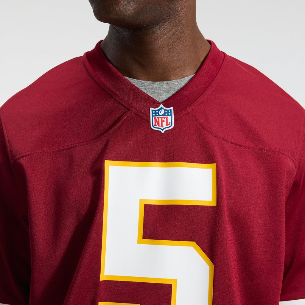 Hail Raiser Men's Washington Commanders Jayden Daniels Nike Black Alternate Game Jersey