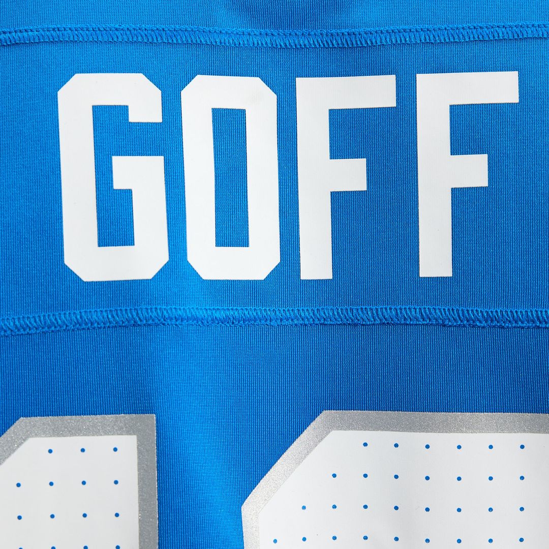 Men's Detroit Lions Jared Goff Nike White Game Jersey