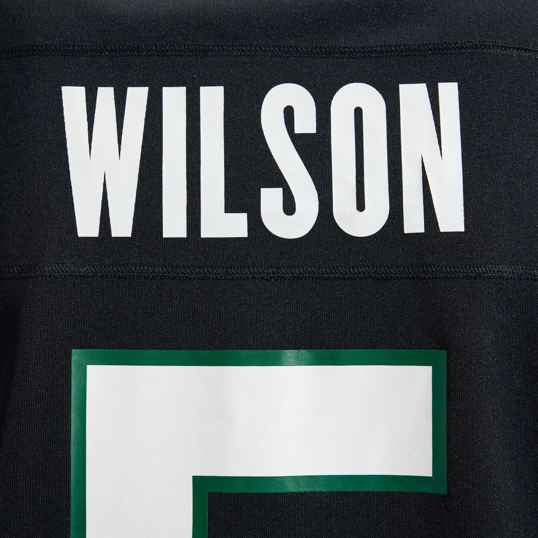 Men's New York Jets Garrett Wilson Nike Legacy White Game Jersey