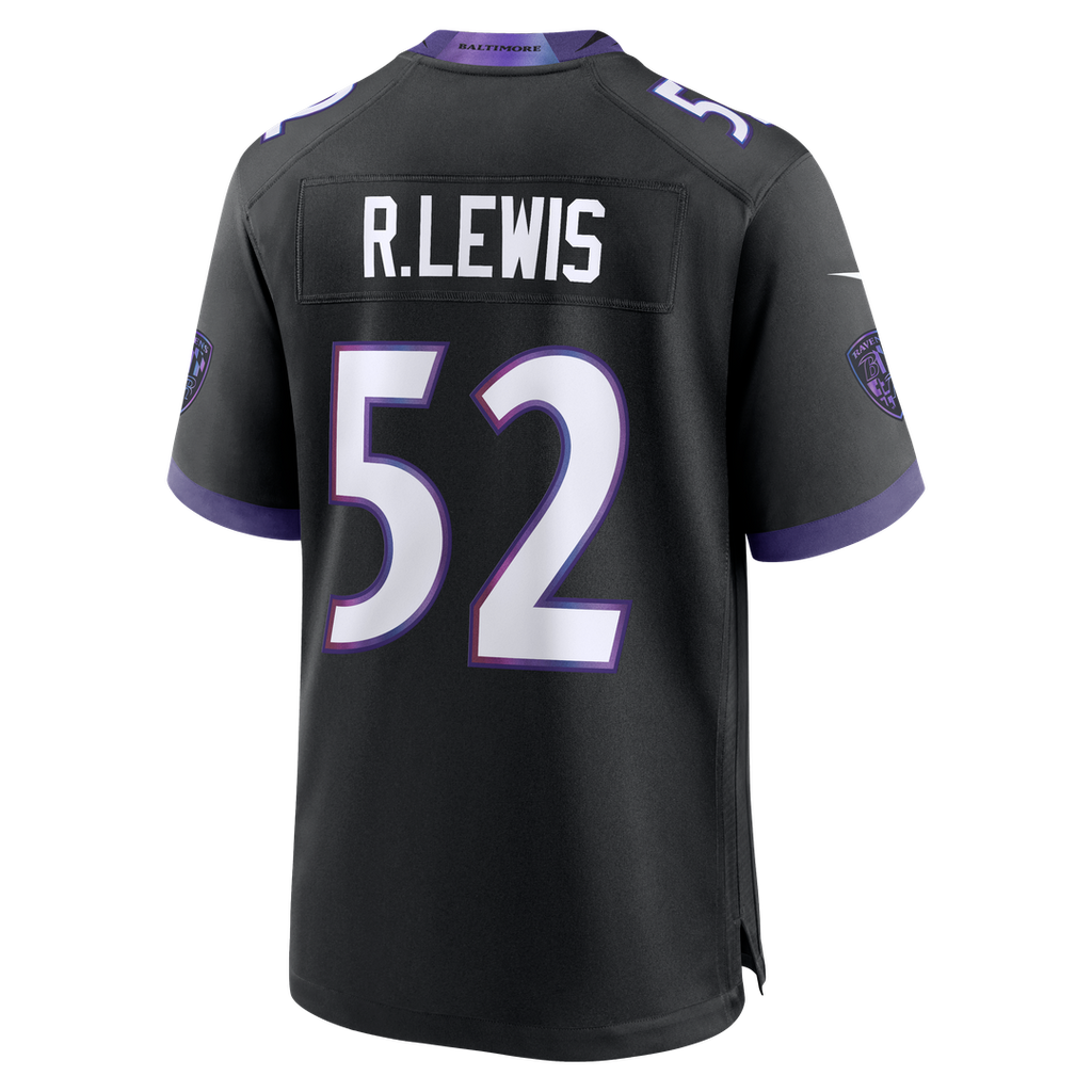 Men's Baltimore Ravens Ray Lewis Nike Black Alternate Retired Player Game Jersey