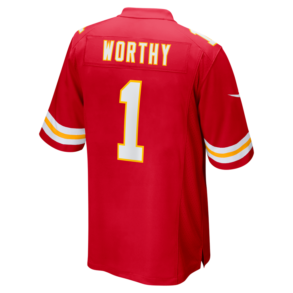 Men's Kansas City Chiefs Xavier Worthy Nike Red  Player Game Jersey