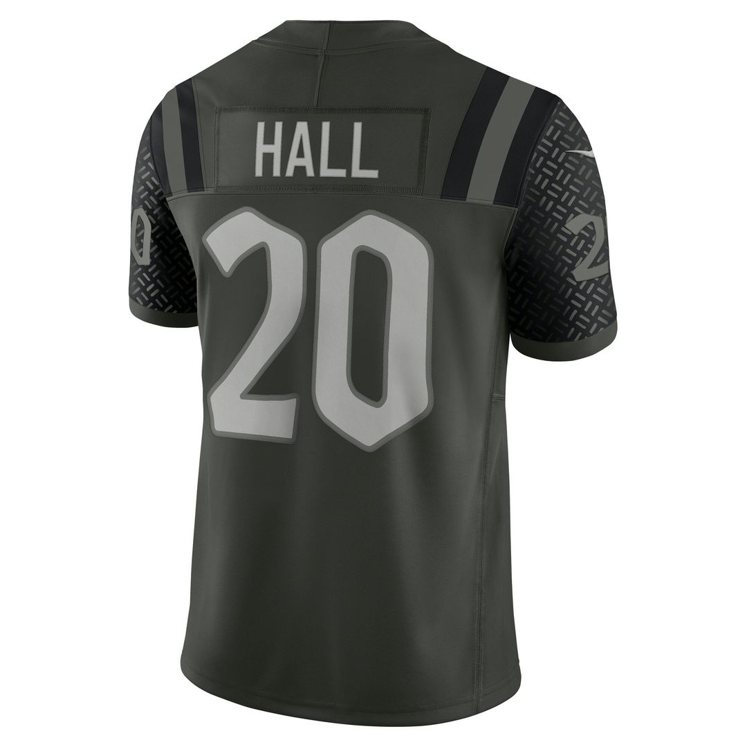 Men's New York Jets Breece Hall Nike Green Rivalries Collection Stitched Limited Jersey