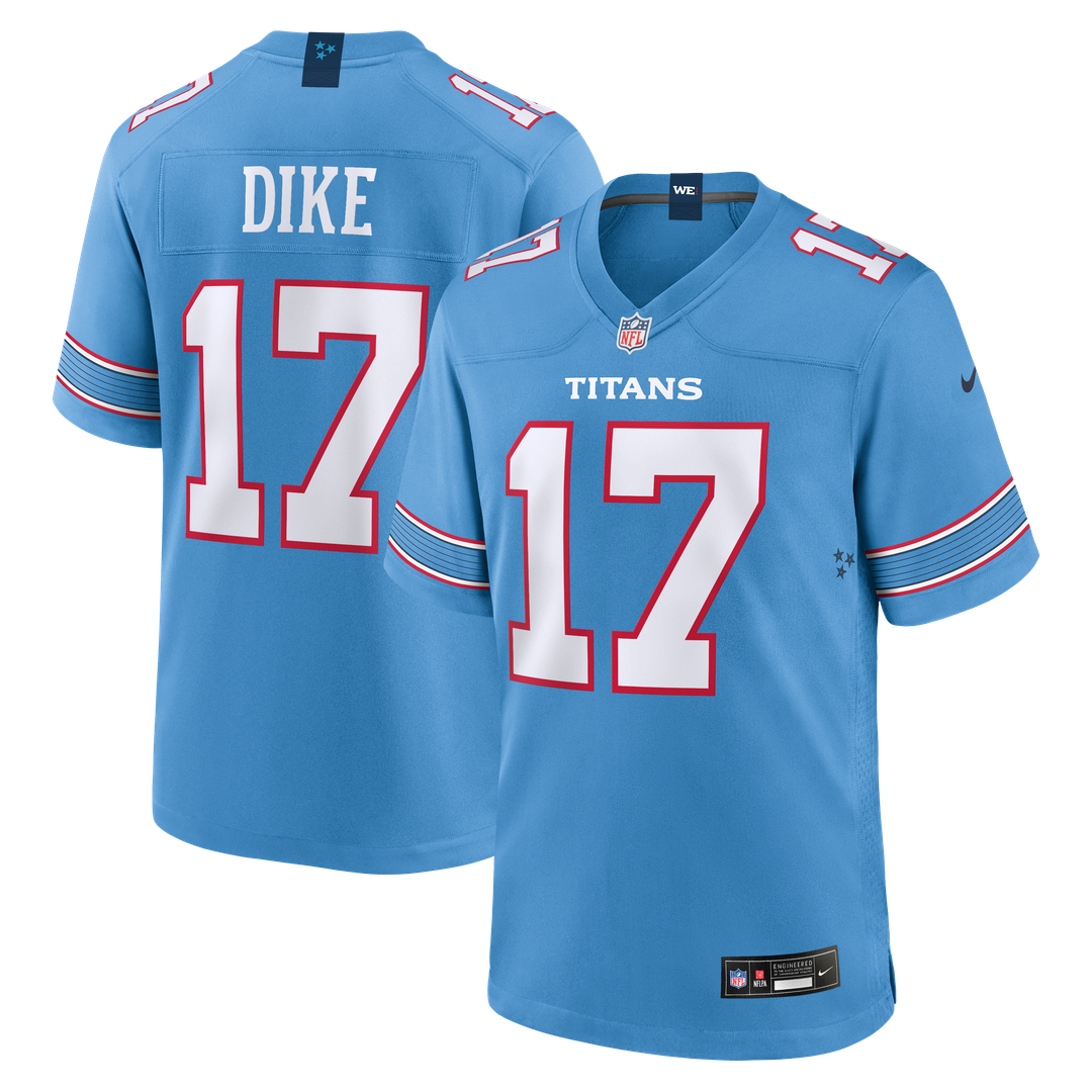 Men's Tennessee Titans Chimere Dike Nike  White Game Jersey