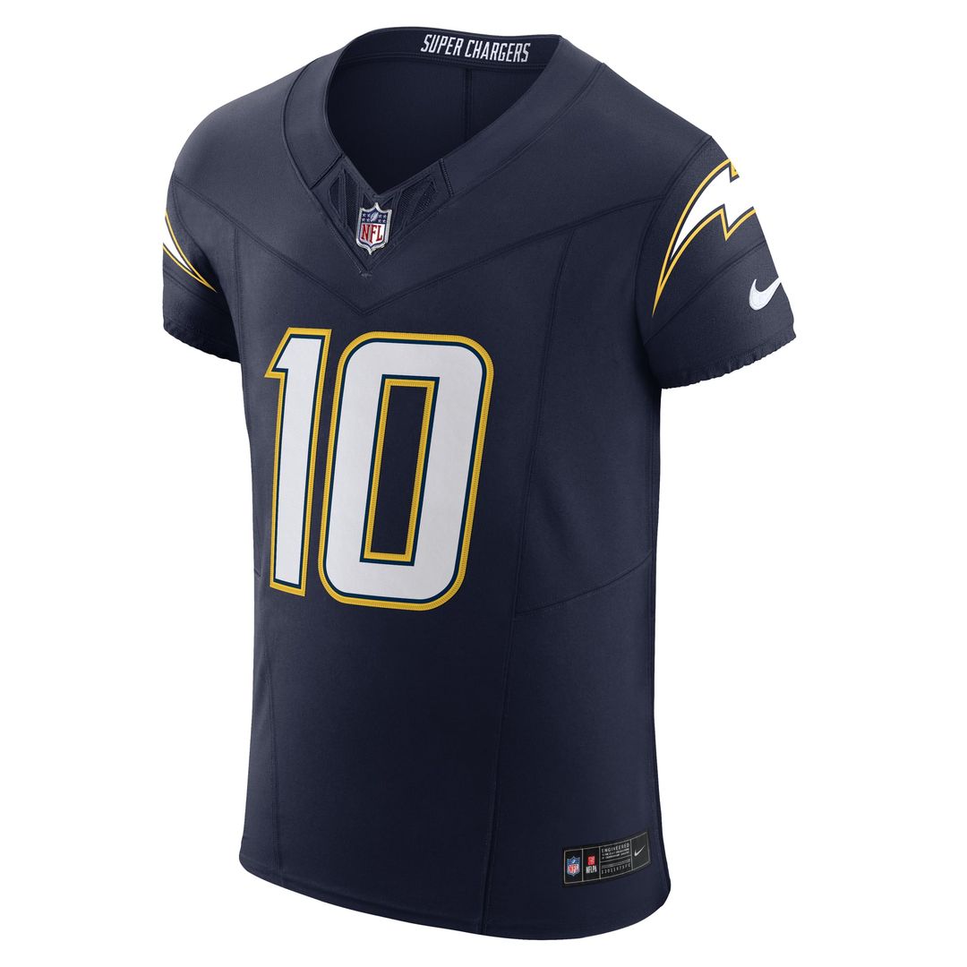 Men's Los Angeles Chargers Justin Herbert Nike Gold Alternate Vapor F.U.S.E. Elite Jersey