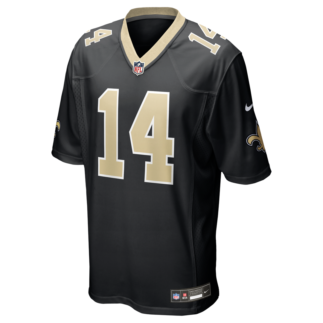 Men's New Orleans Saints Devaughn Vele Nike  Black Team Game Jersey