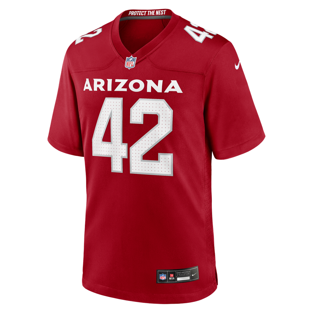 Men's Arizona Cardinals Dadrion Taylor-Demerson Nike  Cardinal Team Game Jersey