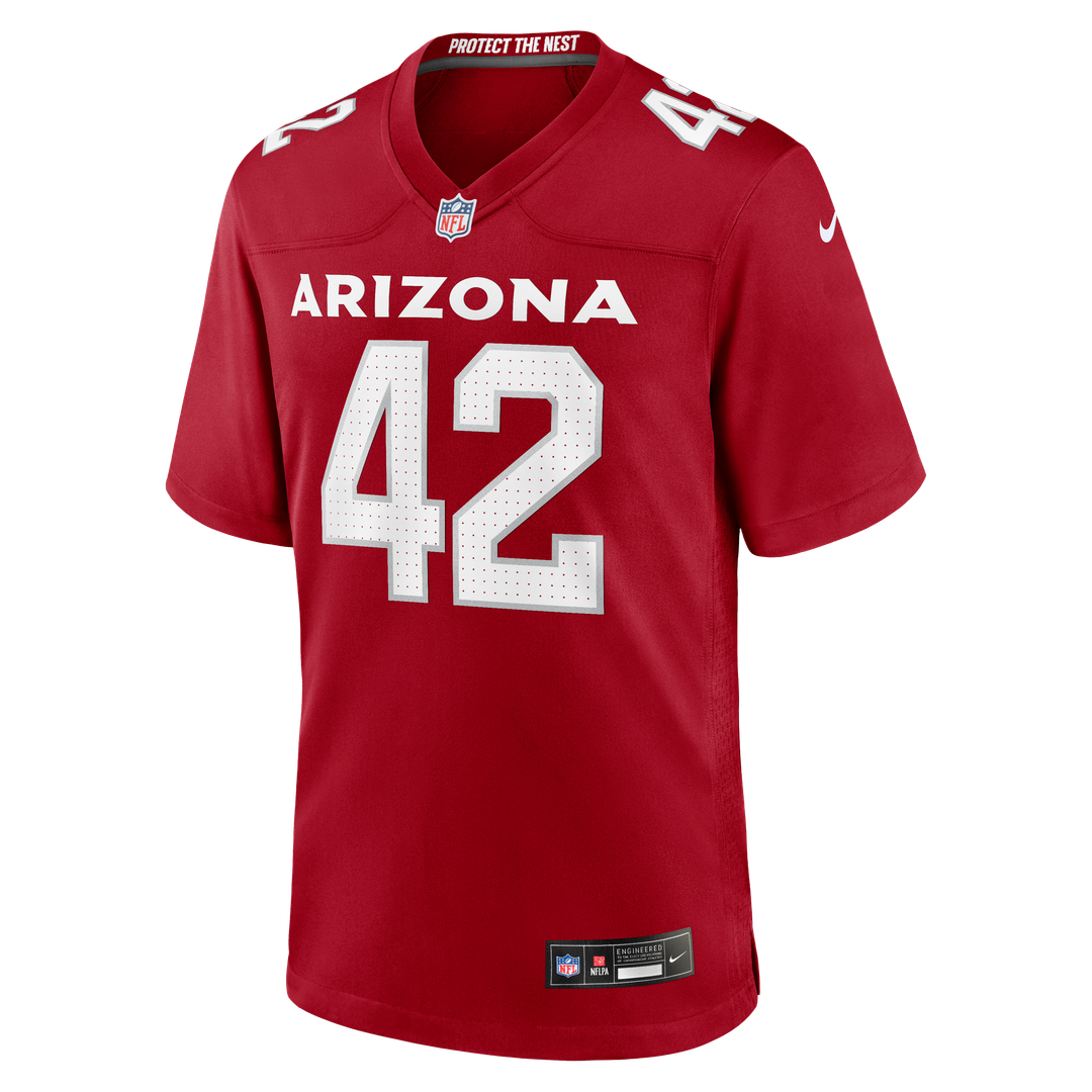 Men's Arizona Cardinals Dadrion Taylor-Demerson Nike  Cardinal Team Game Jersey