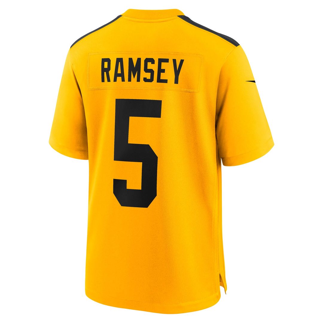 Men's Pittsburgh Steelers Jalen Ramsey Nike  Black Team Game Jersey