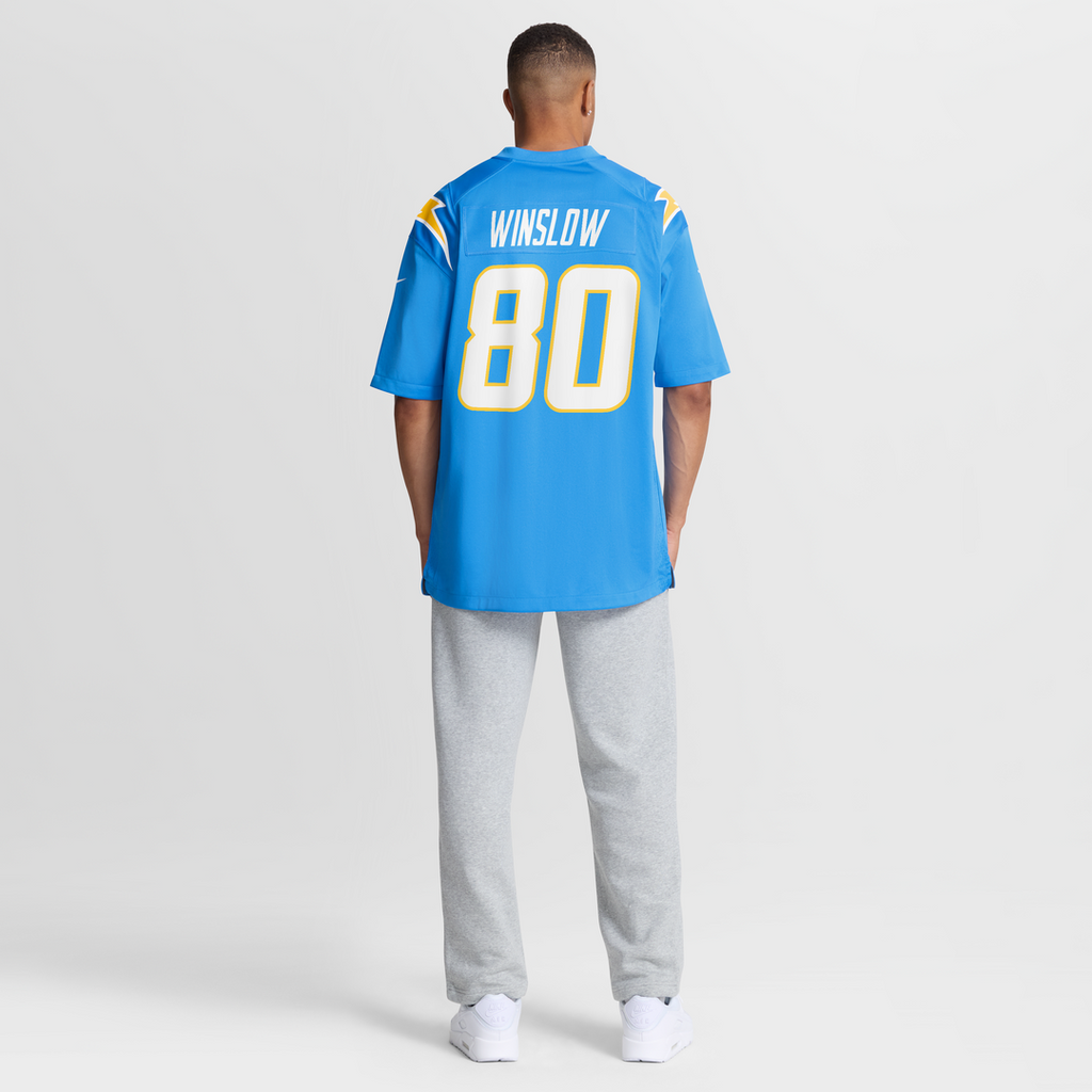 Men's Los Angeles Chargers Kellen Winslow Nike Powder Blue Game Retired Player Jersey