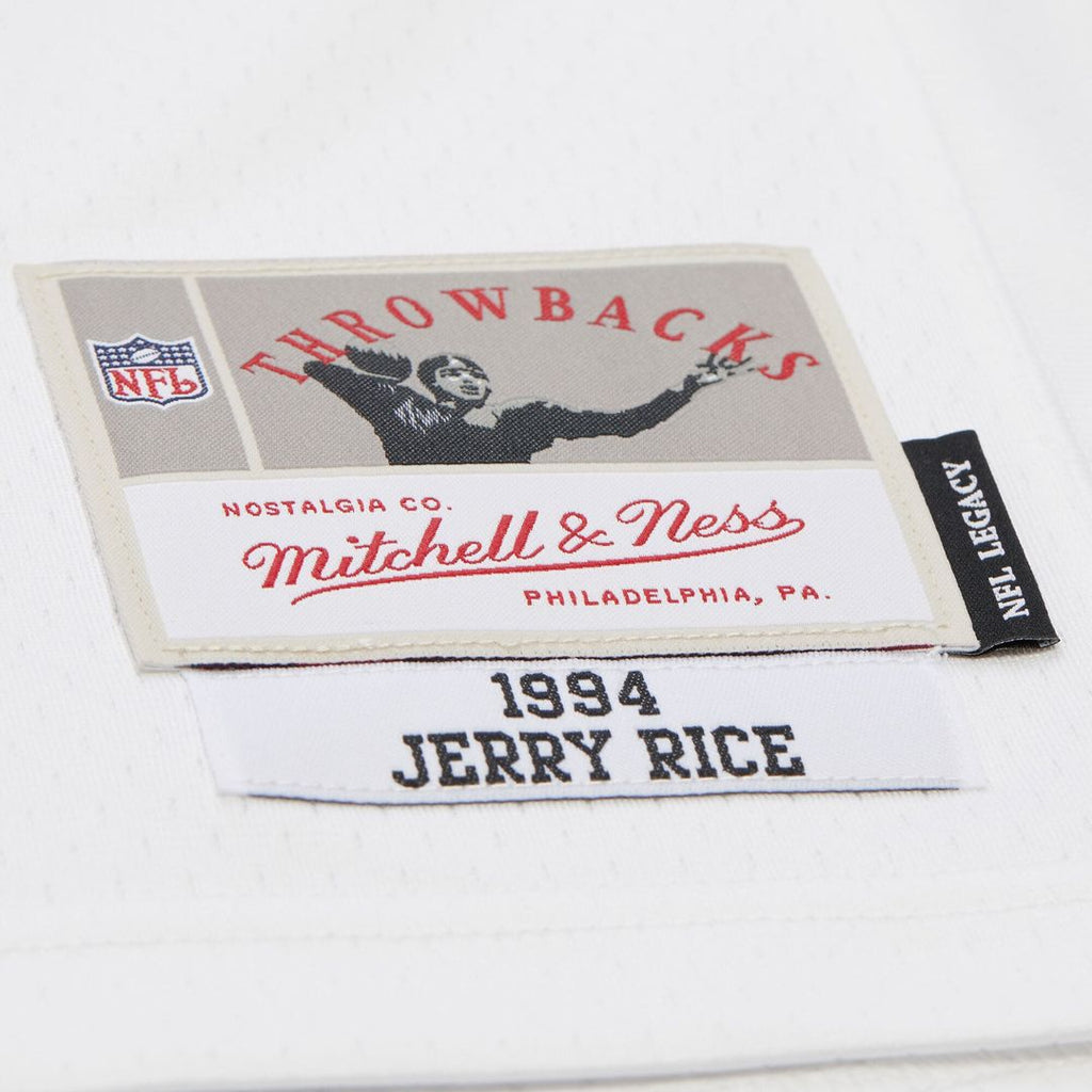 Men's San Francisco 49ers Jerry Rice Mitchell & Ness White 1994 Legacy Replica Jersey
