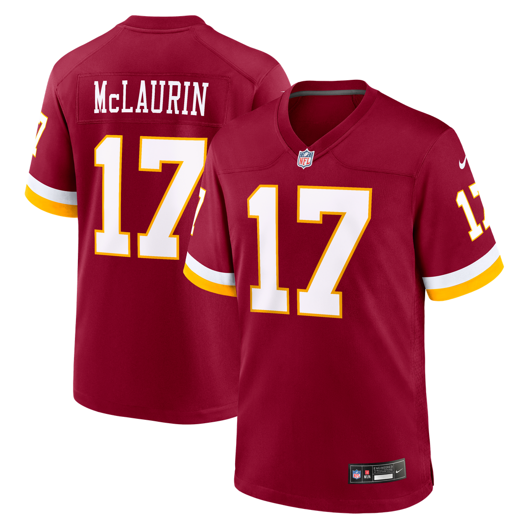 Hail Raiser Men's Washington Commanders Terry McLaurin Nike Black Alternate Game Jersey