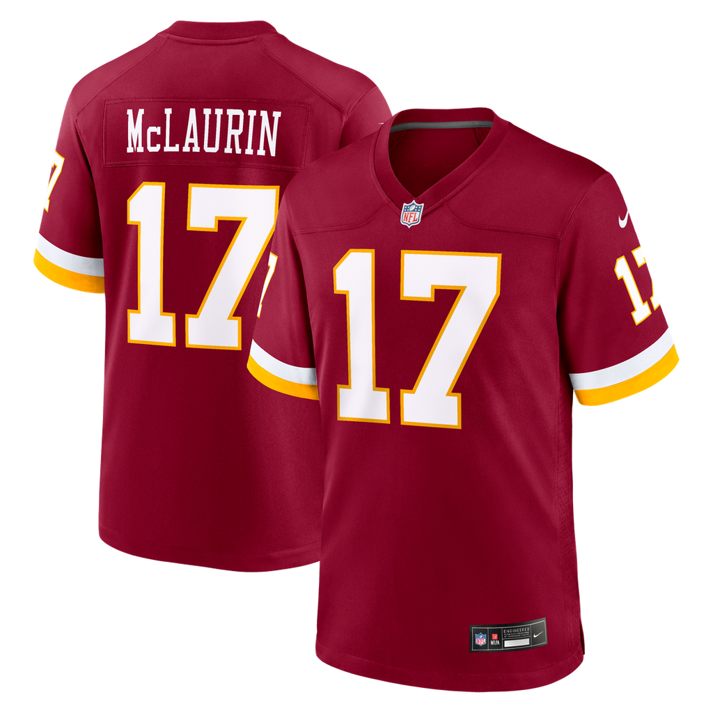 Men's Washington Commanders Terry McLaurin Nike Burgundy Game Jersey