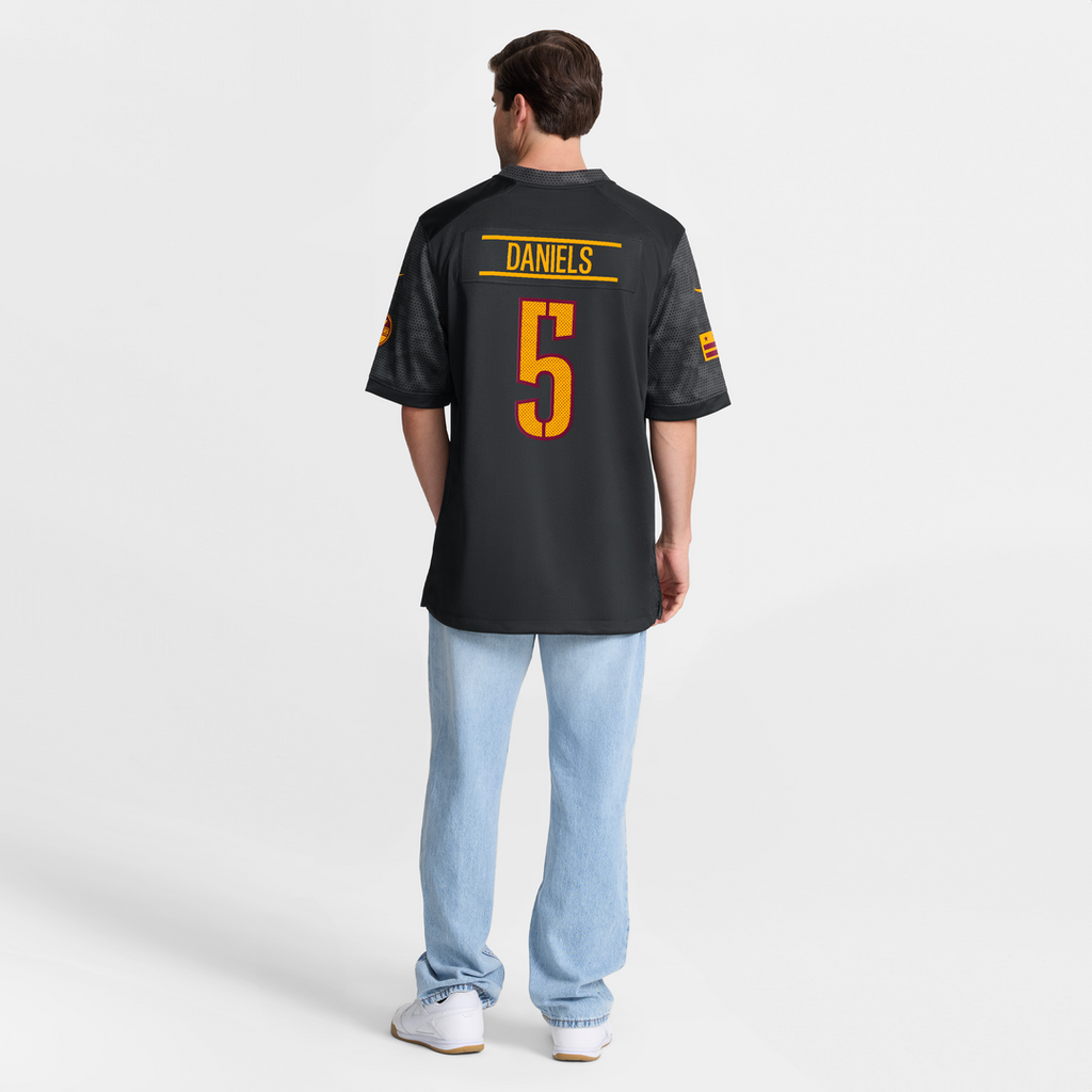 Men's Washington Commanders Jayden Daniels Nike White  Player Game Jersey