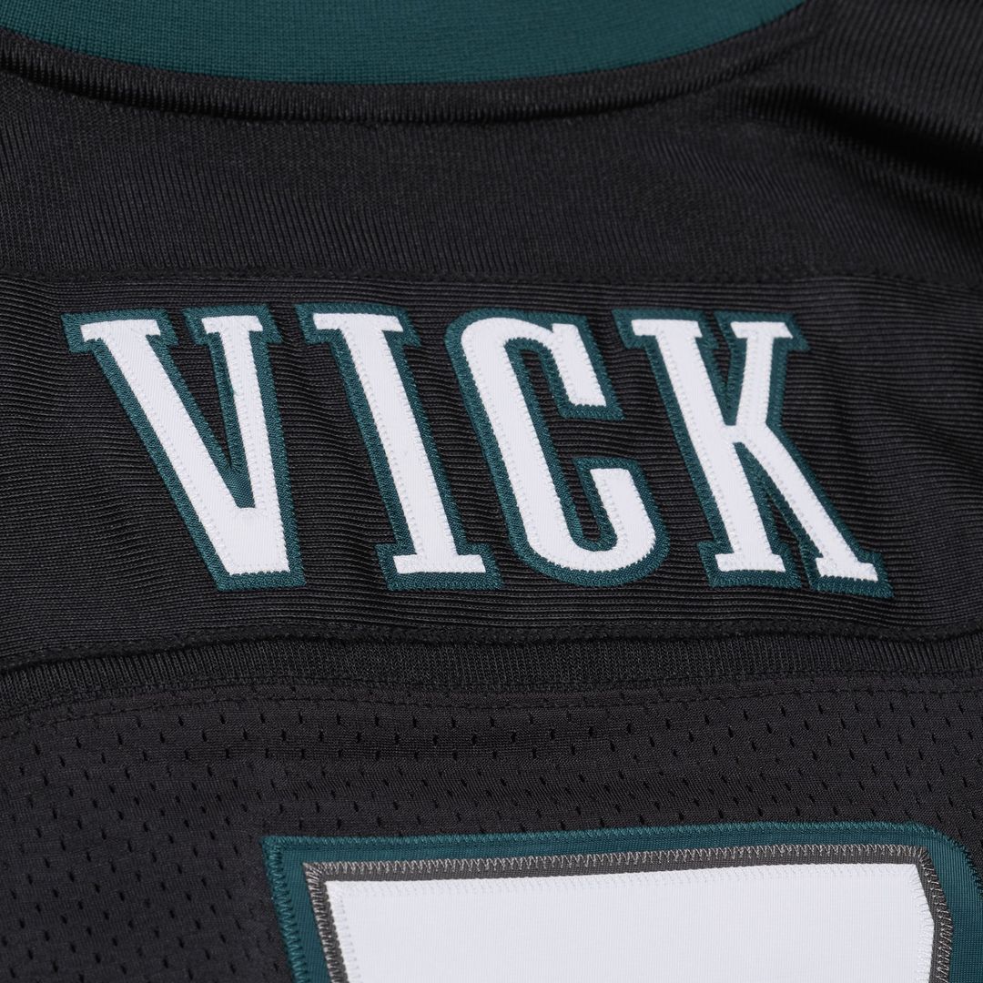 Men's Philadelphia Eagles Michael Vick Mitchell & Ness Black 2012 Authentic Throwback Jersey