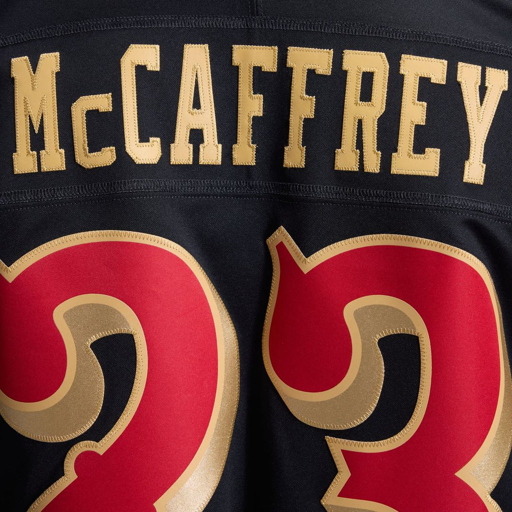 Men's San Francisco 49ers Christian McCaffrey Nike Black Rivalries Collection Stitched Limited Jersey