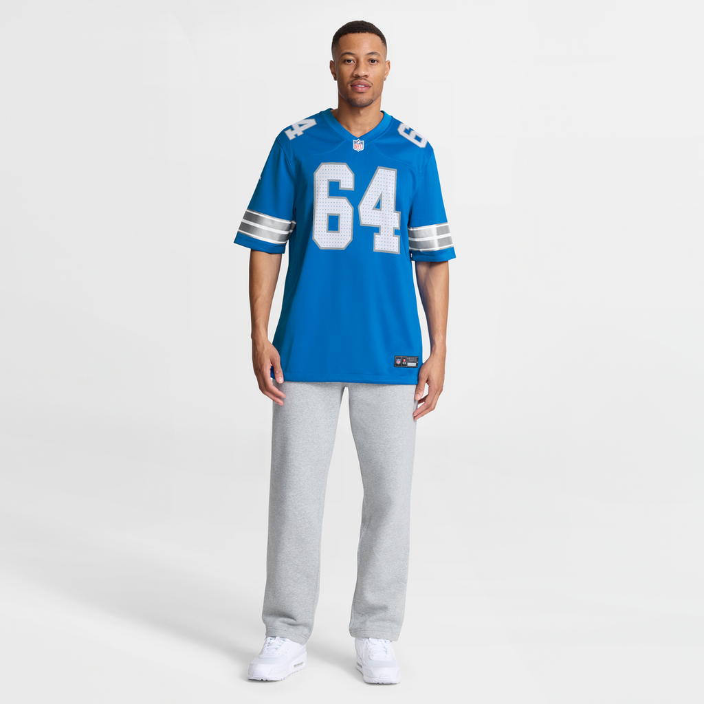 Men's Detroit Lions Cade Mays Nike  Blue Team Game Jersey