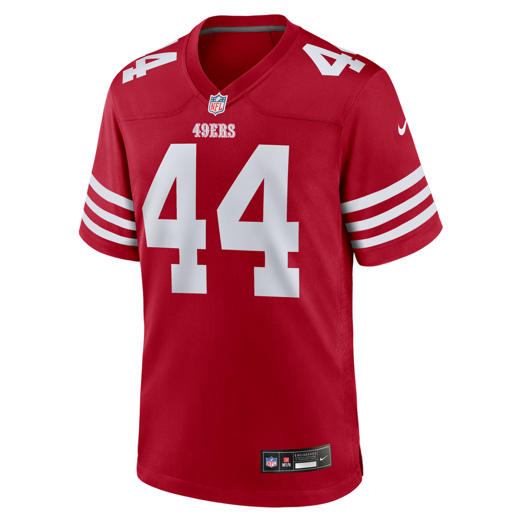Men's San Francisco 49ers Kyle Juszczyk Nike Scarlet Player Game Jersey