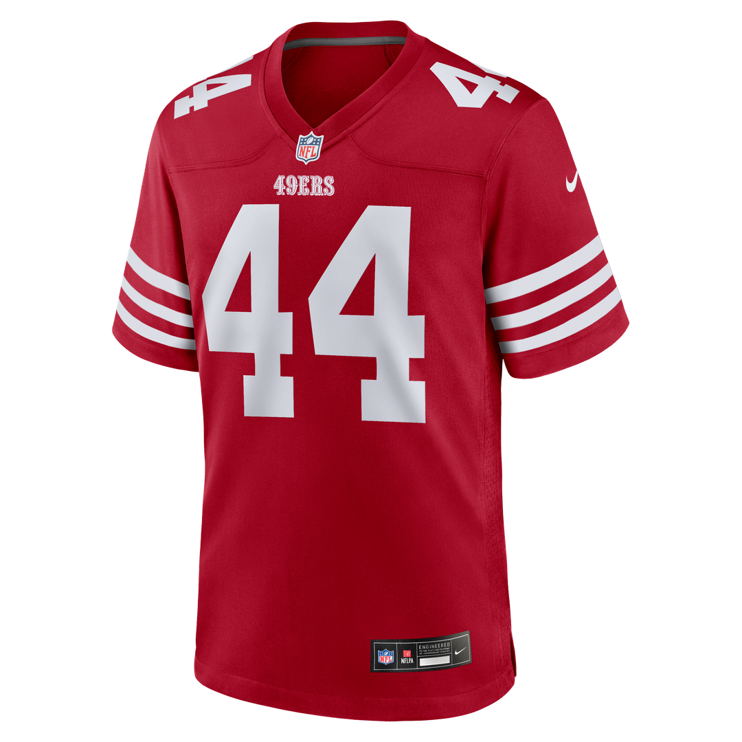Men's San Francisco 49ers Kyle Juszczyk Nike Scarlet Player Game Jersey
