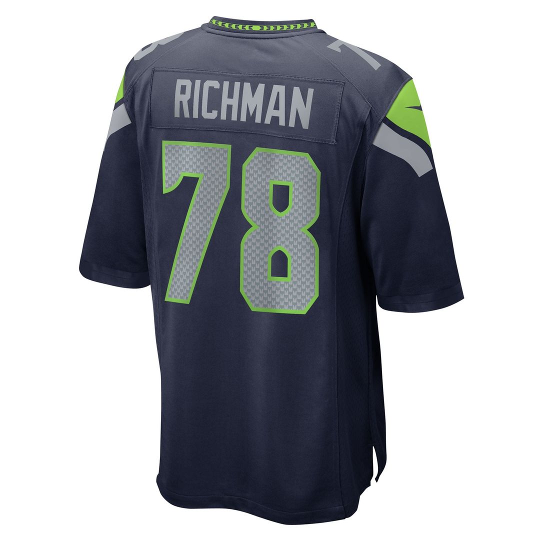 Men's Seattle Seahawks Mason Richman Nike  College Navy Team Game Jersey