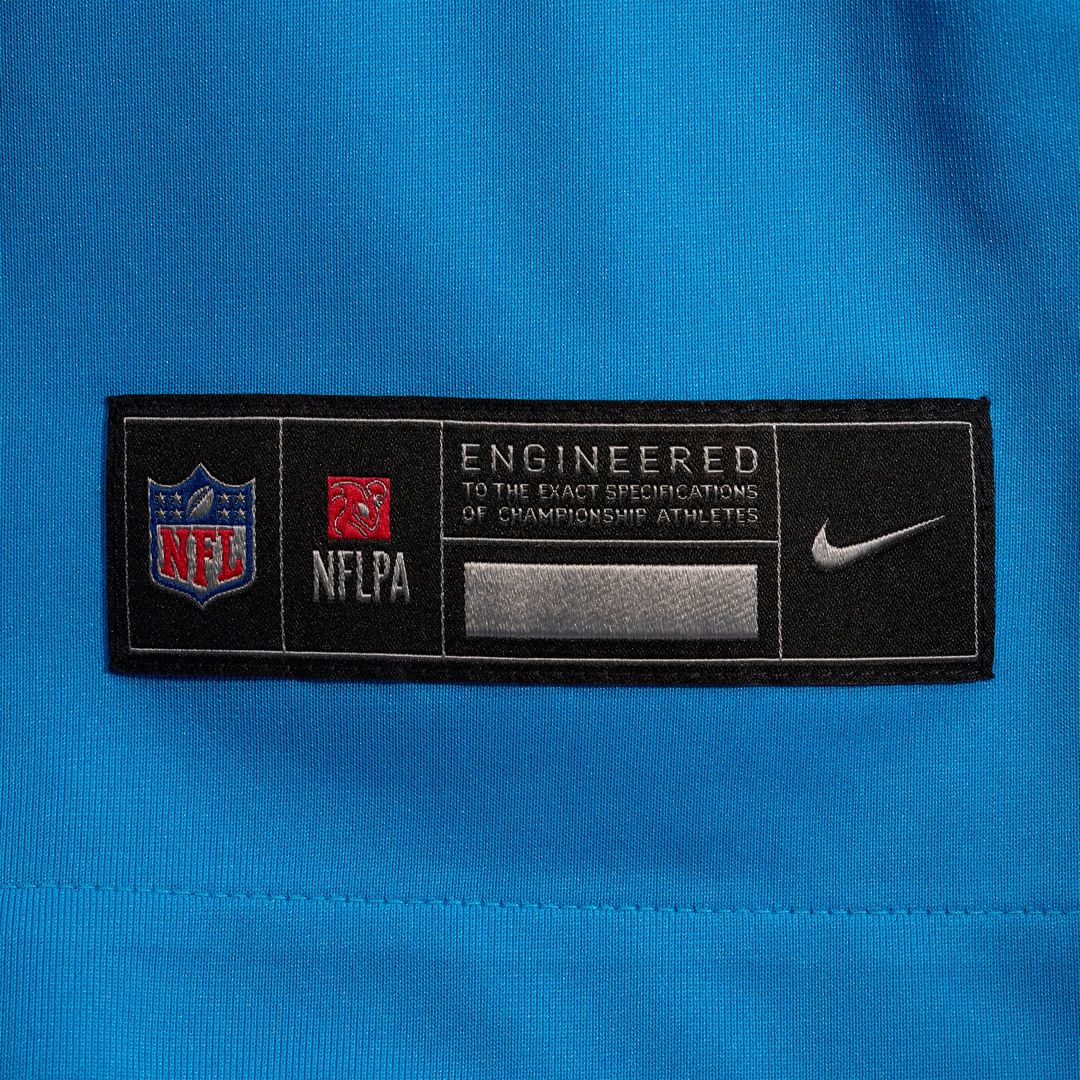 Men's Carolina Panthers Chuba Hubbard Nike Blue Alternate Game Jersey