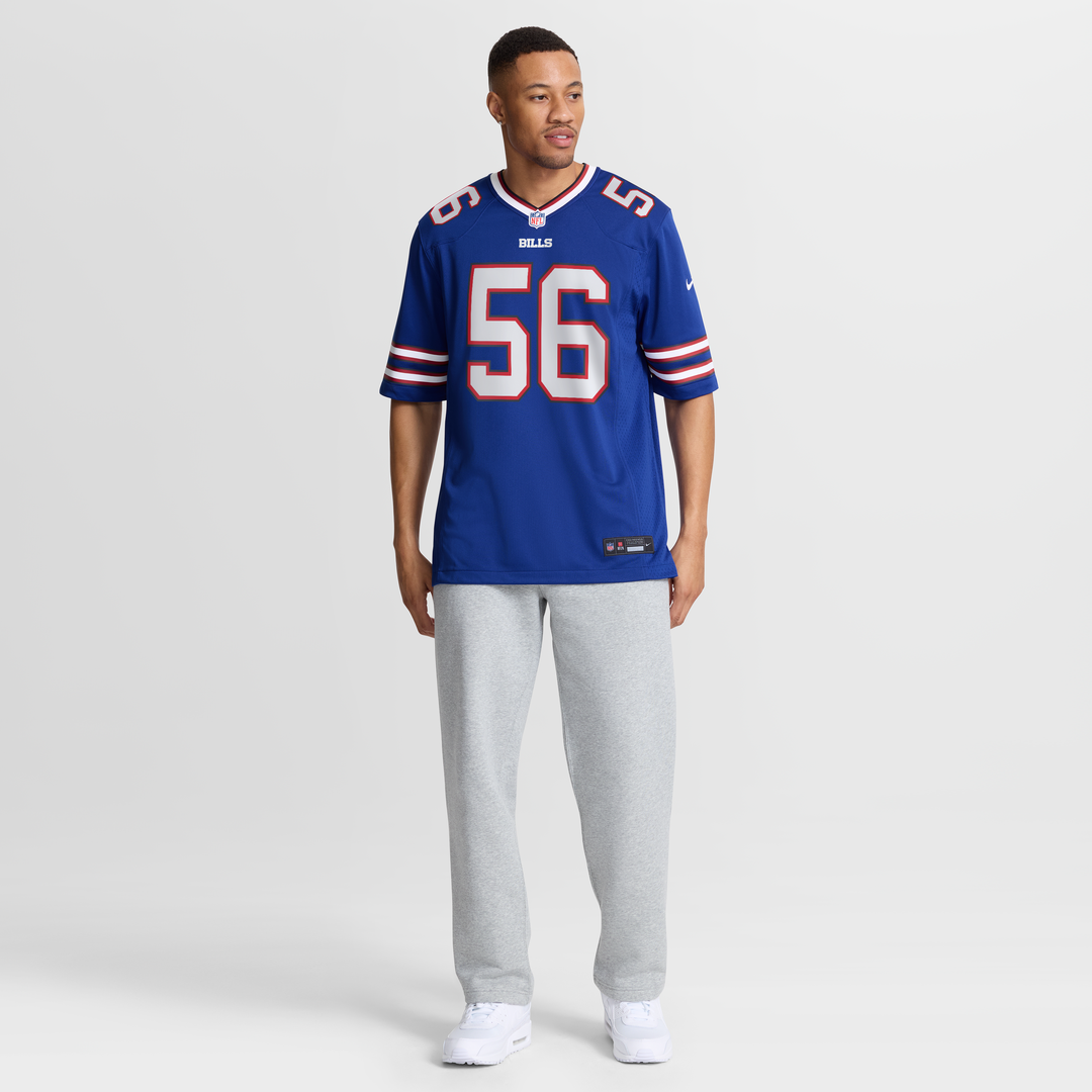 Men's Buffalo Bills Javon Solomon Nike  Royal Game Jersey