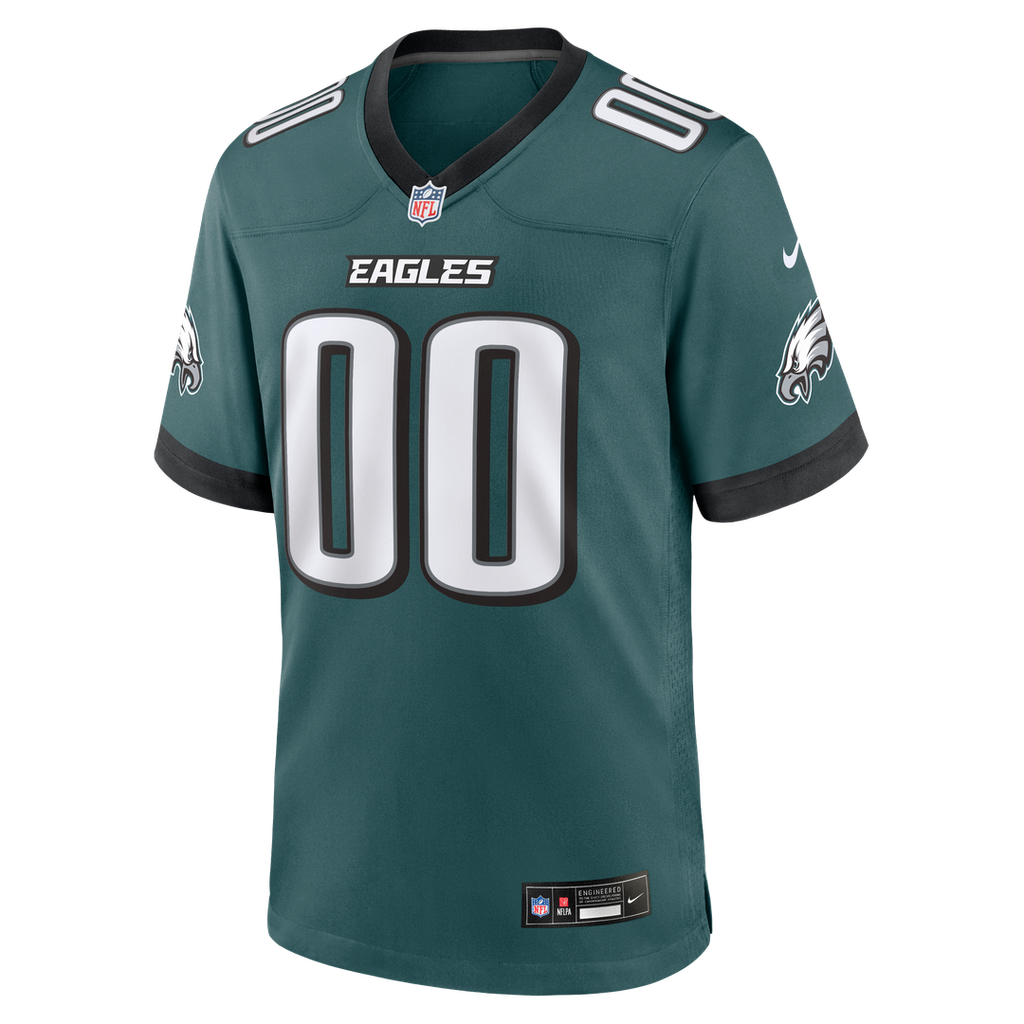 Men's Philadelphia Eagles Jonathan Greenard Nike Midnight Green Game Jersey