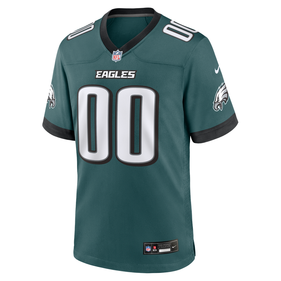 Men's Philadelphia Eagles Jonathan Greenard Nike Midnight Green Game Jersey