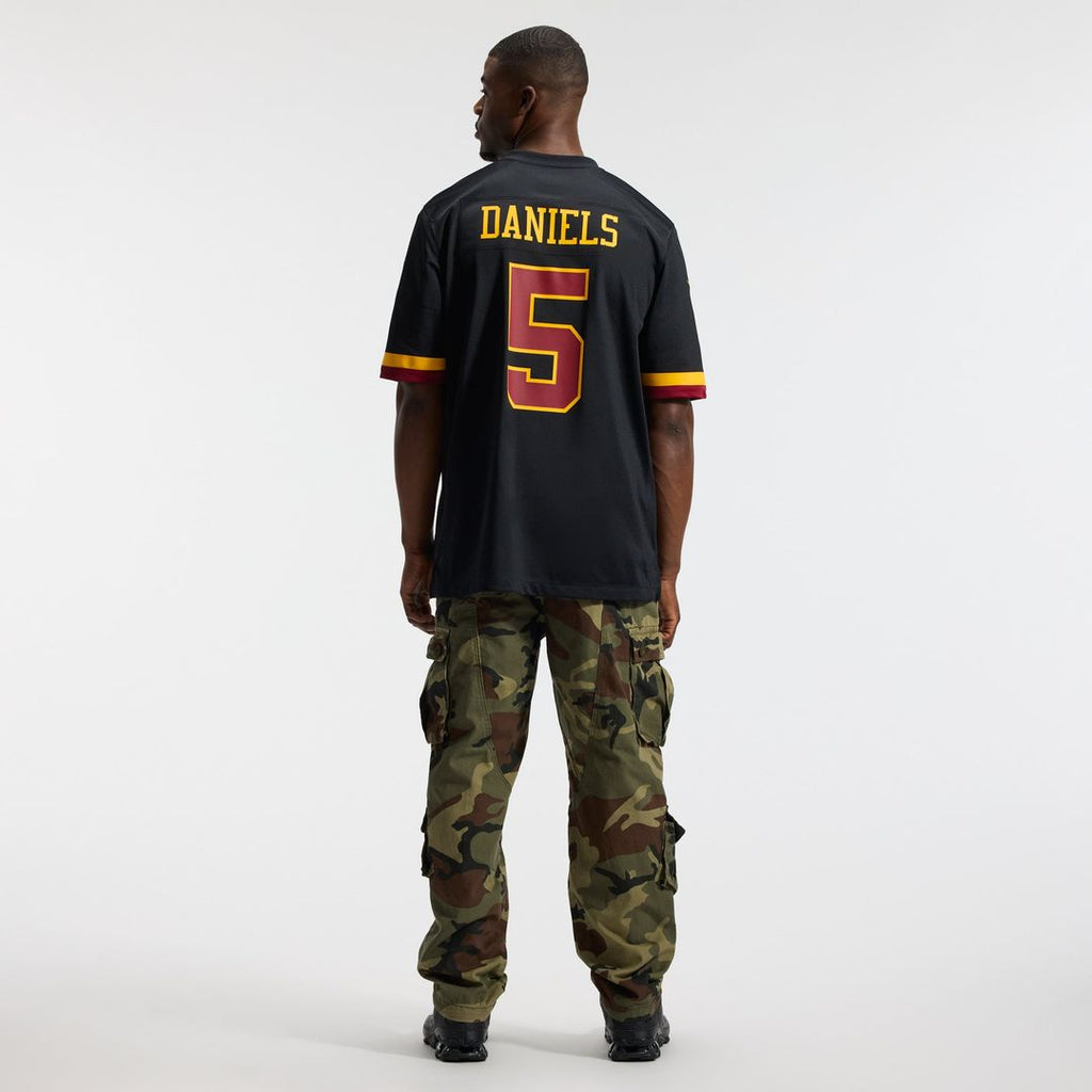 Hail Raiser Men's Washington Commanders Jayden Daniels Nike Black Alternate Game Jersey