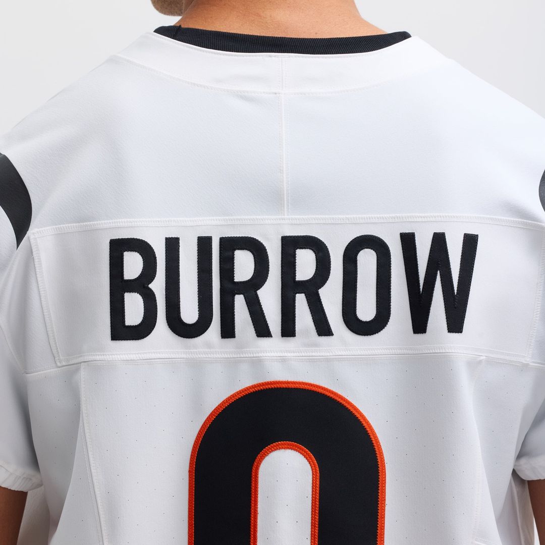 Men's Cincinnati Bengals Joe Burrow Nike White  Vapor F.U.S.E. Elite Jersey