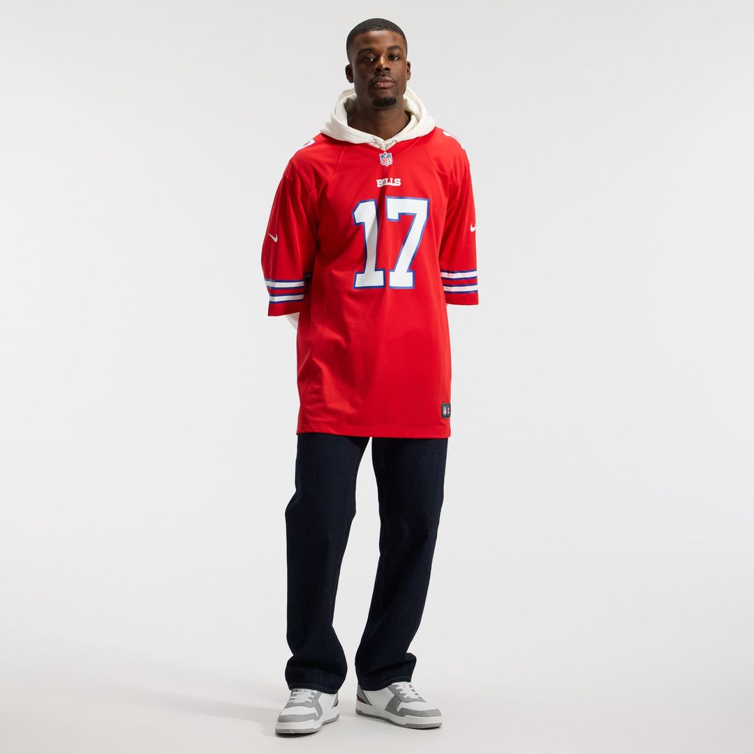Men's Buffalo Bills Josh Allen Nike White White Game Player Jersey