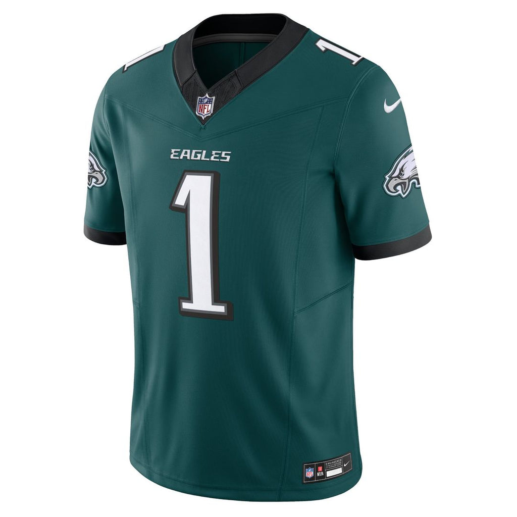 Men's Philadelphia Eagles Jalen Hurts Nike Black Alternate Vapor F.U.S.E. Limited Jersey