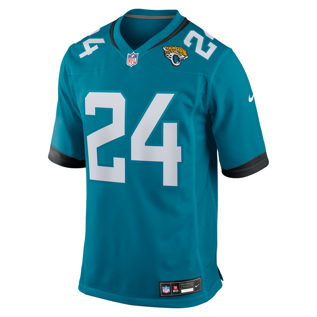 Men's Jacksonville Jaguars Chris Rodriguez Jr. Nike Teal Team Game Jersey