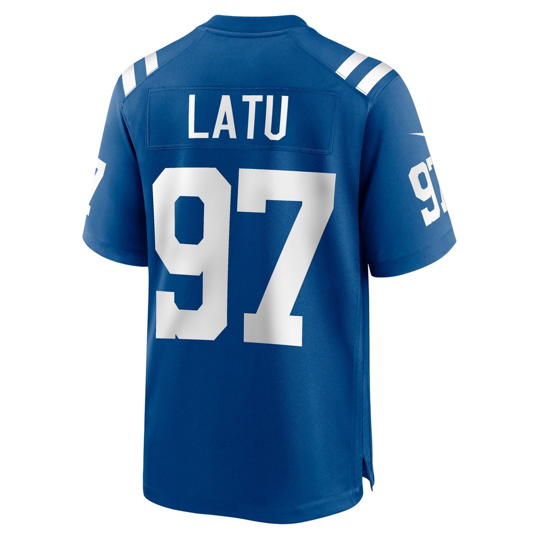 Men's Indianapolis Colts Laiatu Latu Nike Royal  Player Game Jersey