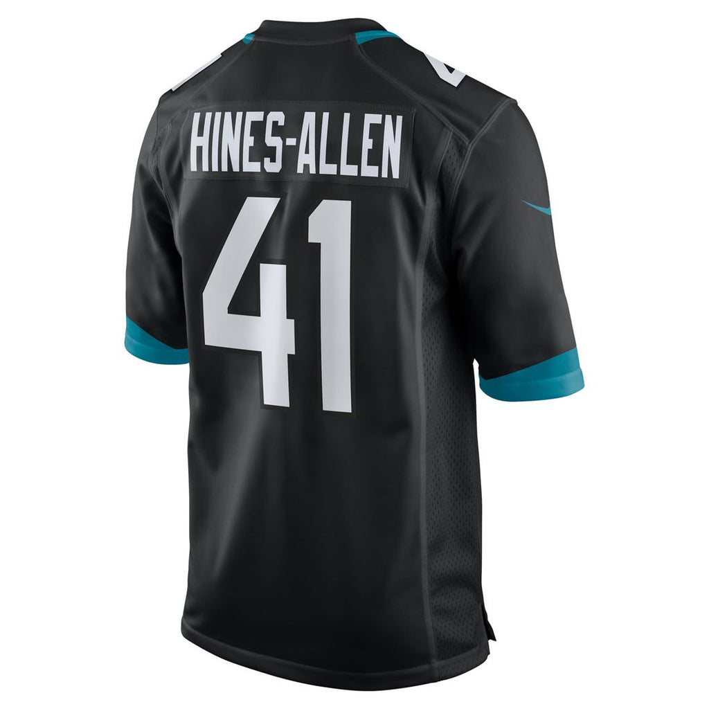 Men's Jacksonville Jaguars Josh Hines-Allen Nike Black Alternate Game Jersey
