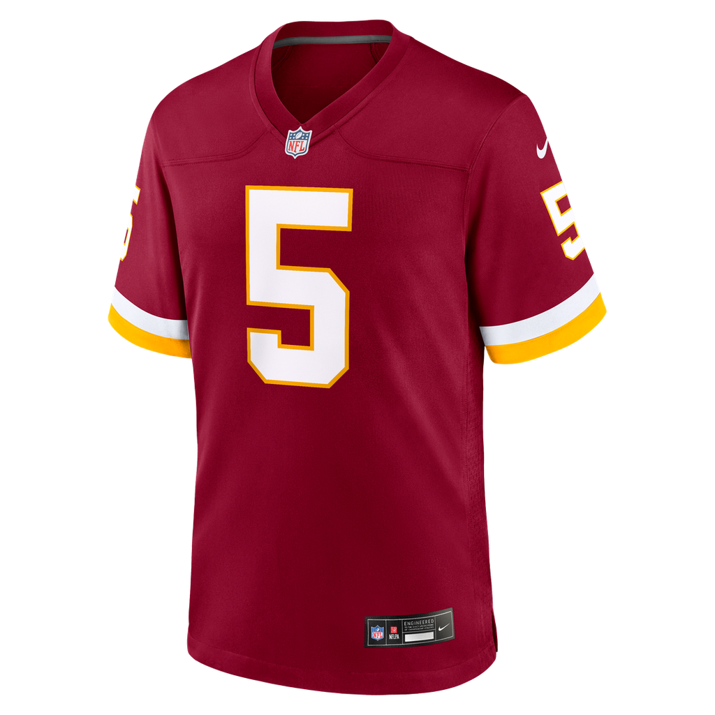 Hail Raiser Men's Washington Commanders Jayden Daniels Nike Black Alternate Game Jersey
