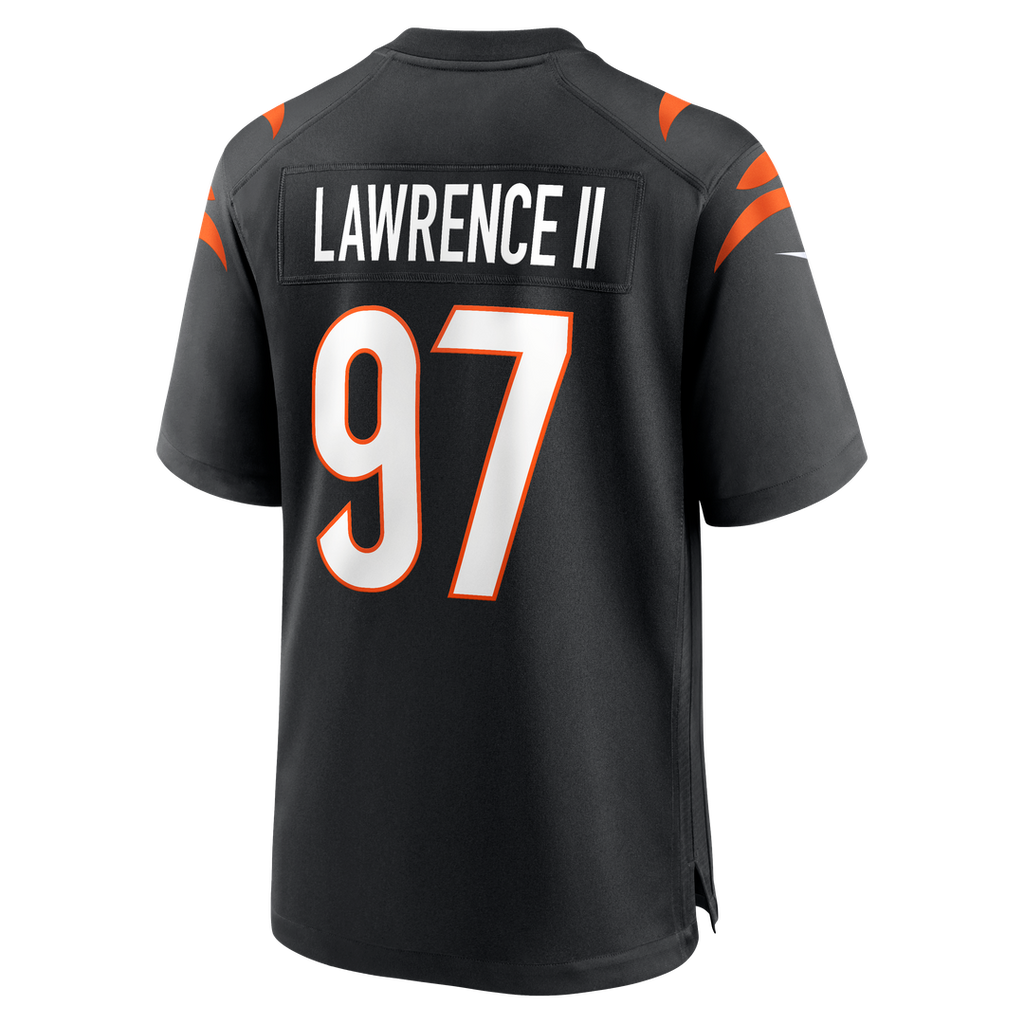 Men's Cincinnati Bengals Dexter Lawrence II Nike Black Game Jersey