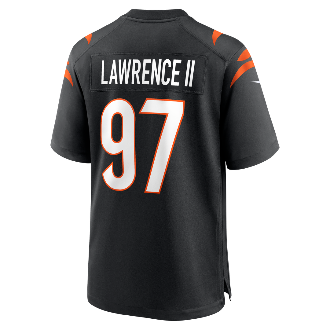 Men's Cincinnati Bengals Dexter Lawrence II Nike Black Game Jersey