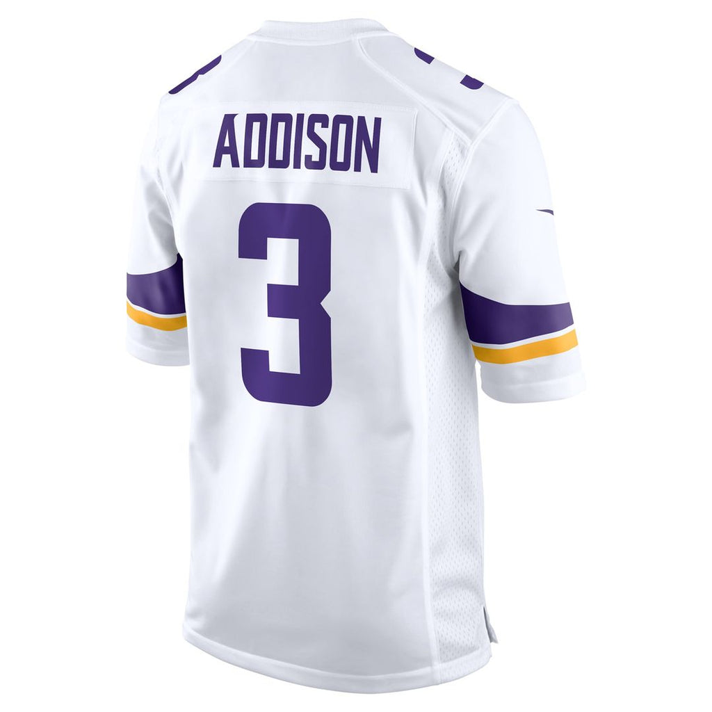 Men's Minnesota Vikings Jordan Addison Nike Purple Alternate Game Jersey