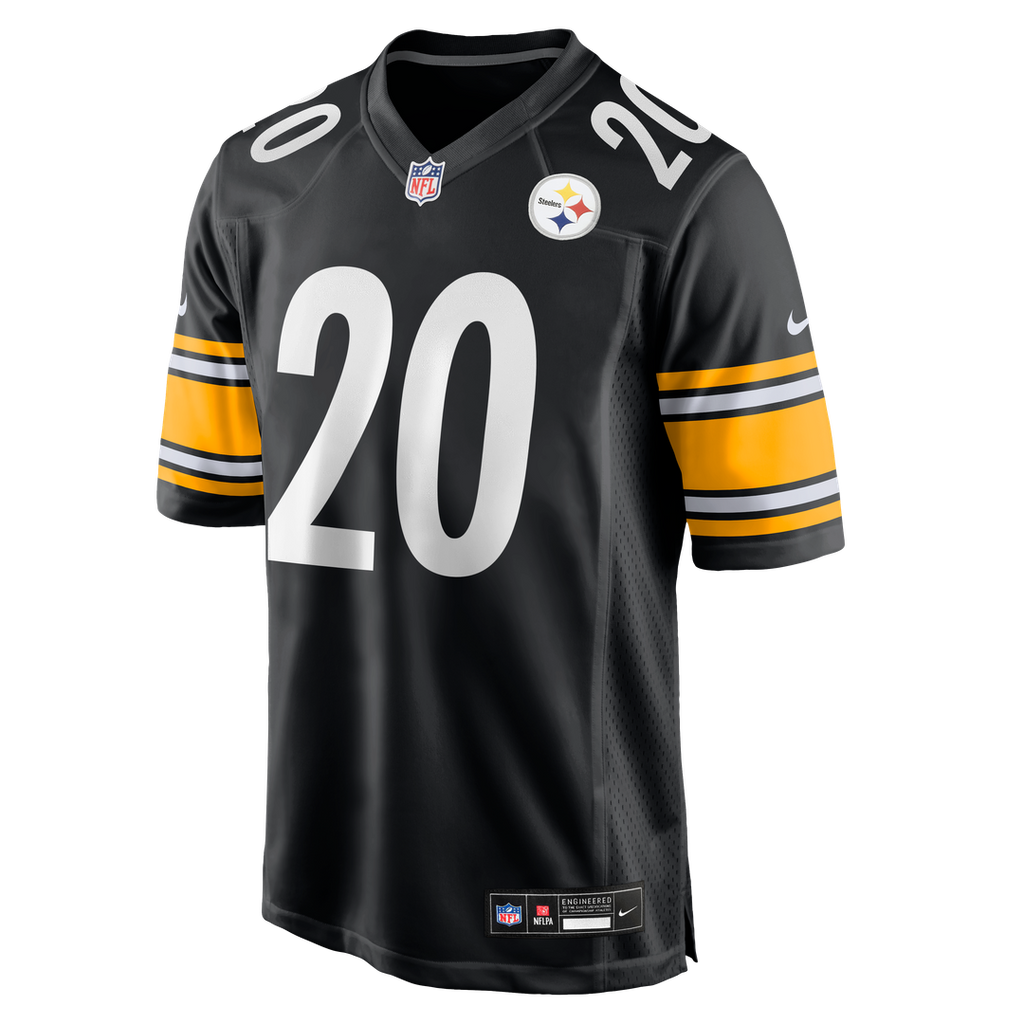 Men's Pittsburgh Steelers Kaleb Johnson Nike  Black Team Game Jersey
