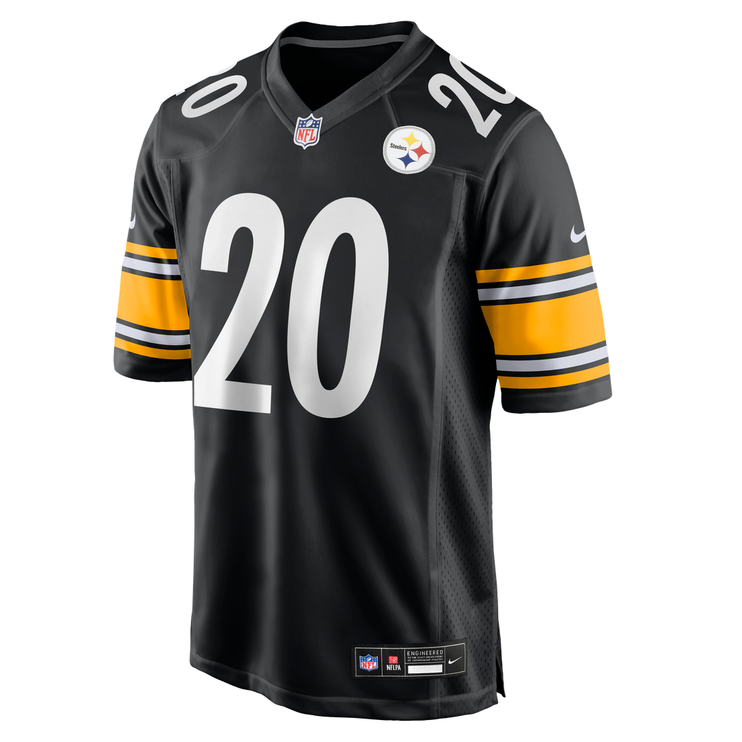 Men's Pittsburgh Steelers Kaleb Johnson Nike  Black Team Game Jersey