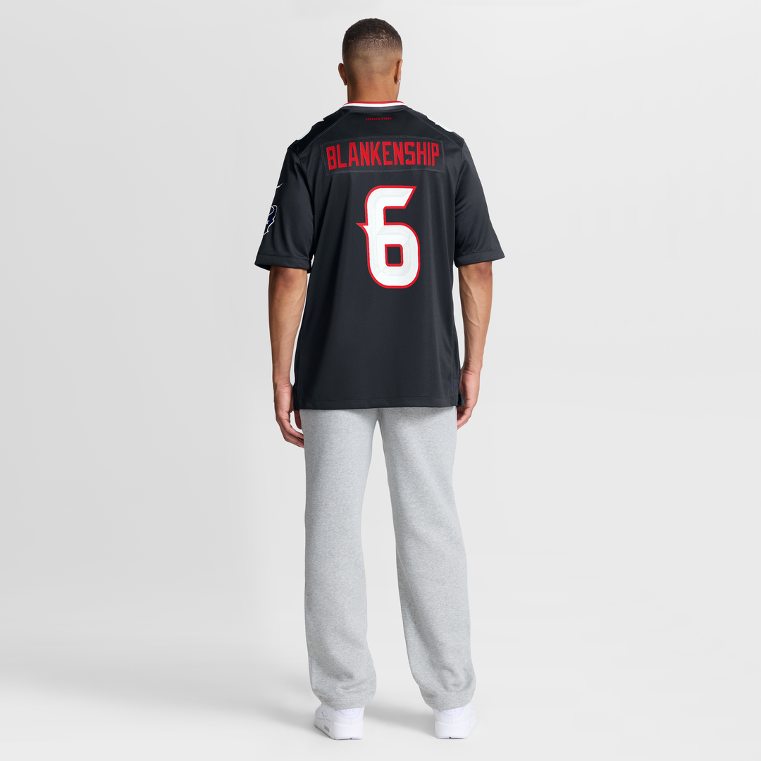 Men's Houston Texans Reed Blankenship Nike  Navy Team Game Jersey
