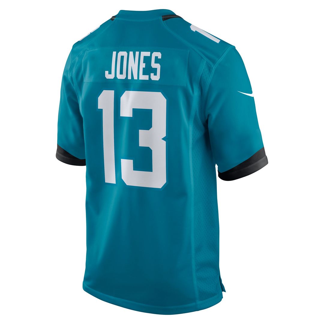 Men's Jacksonville Jaguars Tim Jones Nike  Teal Team Game Jersey