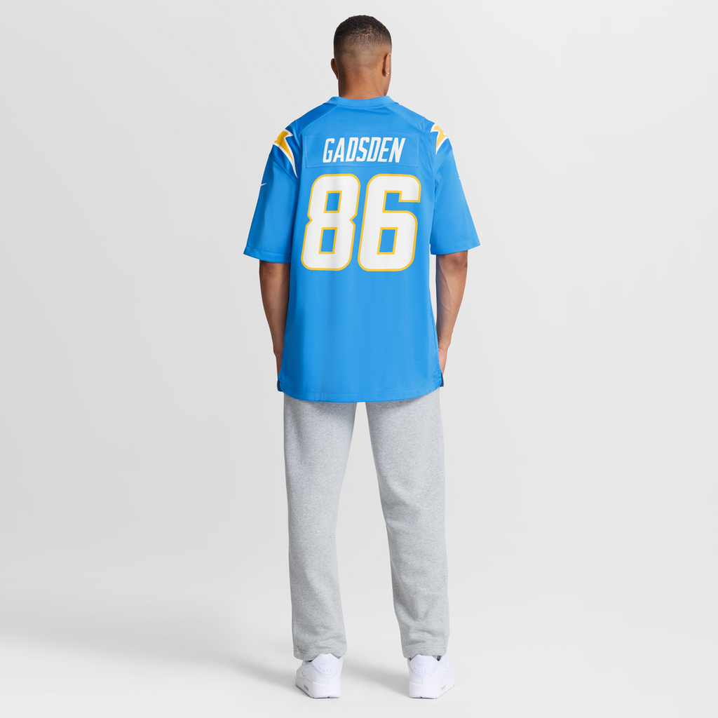 Men's Los Angeles Chargers Oronde Gadsden Nike  Powder Blue Team Game Jersey