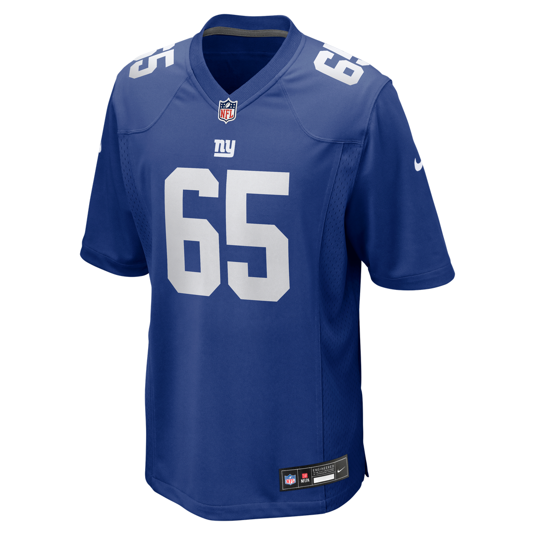 Men's New York Giants Francis Mauigoa Nike Royal Team Game Jersey