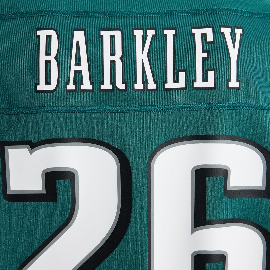 Men's Philadelphia Eagles Saquon Barkley Nike  White Game Jersey