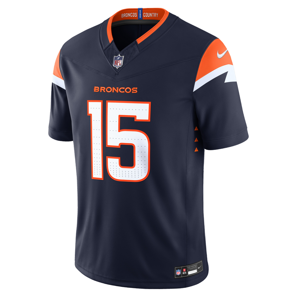 Men's Denver Broncos Nik Bonitto Nike Navy Alternate Vapor F.U.S.E. Stitched Limited Jersey