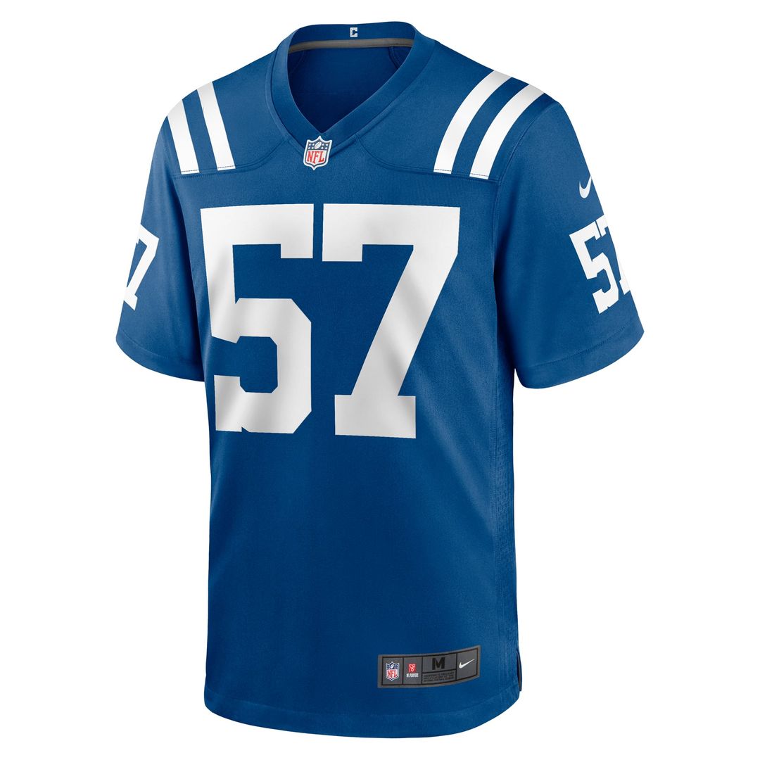 Men's Indianapolis Colts Jaylon Carlies Nike  Royal Game Jersey